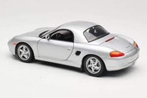 Porsche Boxster 986 Hard Top Sidabrinis UT Models 1:18 27854 Metalas - nuotrauka 7 iš 8