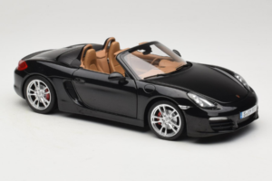 Porsche Boxster S 981 Basalt Black Minichamps 1:18 WAP0210160C Metalas - nuotrauka 6 iš 8