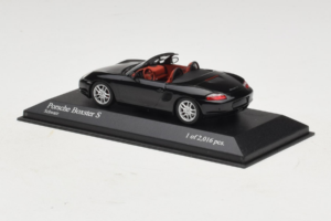 Porsche Boxster 986 S Juodas Minichamps 1:43 400062070 Metalas - nuotrauka 3 iš 4