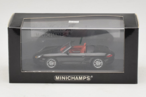 Porsche Boxster 986 S Juodas Minichamps 1:43 400062070 Metalas - nuotrauka 4 iš 4