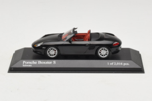 Porsche Boxster 986 S Juodas Minichamps 1:43 400062070 Metalas