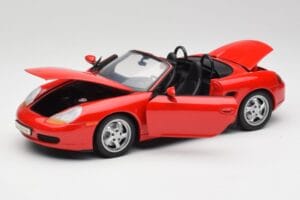 Porsche Boxster S 986 Guards Raudonas UT Models 1:18 27861-M1 Metalas - nuotrauka 2 iš 8