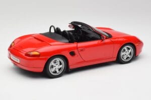 Porsche Boxster S 986 Guards Raudonas UT Models 1:18 27861-M1 Metalas - nuotrauka 3 iš 8