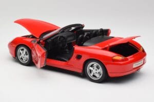 Porsche Boxster S 986 Guards Raudonas UT Models 1:18 27861-M1 Metalas - nuotrauka 5 iš 8