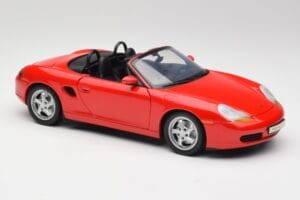 Porsche Boxster S 986 Guards Raudonas UT Models 1:18 27861-M1 Metalas - nuotrauka 6 iš 8