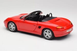 Porsche Boxster S 986 Guards Raudonas UT Models 1:18 27861-M1 Metalas - nuotrauka 7 iš 8