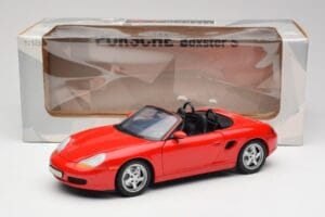 Porsche Boxster S 986 Guards Raudonas UT Models 1:18 27861-M1 Metalas - nuotrauka 8 iš 8