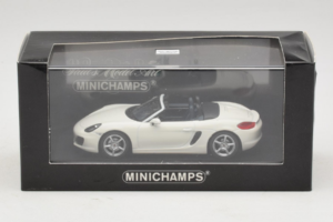 Porsche Boxster 981 Baltas Minichamps 1:43 WAP0202000D-R1 Metalas - nuotrauka 4 iš 4