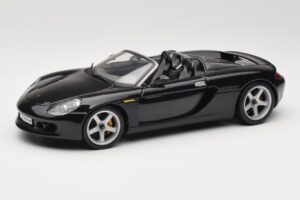 Porsche Carrera GT 980 Juodas Maisto 1:18 36622 Metalas