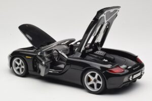 Porsche Carrera GT 980 Juodas Maisto 1:18 36622 Metalas - nuotrauka 5 iš 8