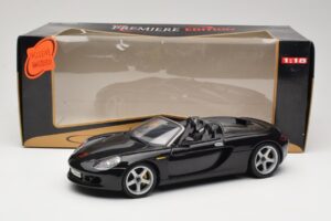 Porsche Carrera GT 980 Juodas Maisto 1:18 36622 Metalas - nuotrauka 8 iš 8