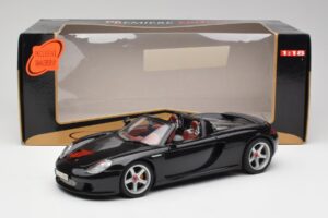 Porsche Carrera GT Juodas Maisto 1:18 36665 Metalas - nuotrauka 8 iš 8