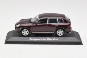 Porsche Cayenne 955 Turbo Tamsiai Raudonas Minichamps 1:43 WAPC2000113 Metalas