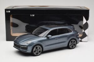 Porsche Cayenne 958 Turbo S Blue Metallic Minichamps 1:18 155066071 Metalas - nuotrauka 6 iš 6