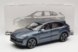 Porsche Cayenne 958 Turbo S Blue Metallic Minichamps 1:18 110066070 Metalas - nuotrauka 8 iš 8