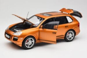 Porsche Cayenne GTS Lava Orange Norev 1:18 187535 Metalas - nuotrauka 2 iš 8