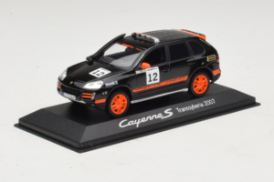 Porsche Cayenne S #12 Transsyberia 2007 Juodas Oranžinis Minichamps 1:43 WAP02000918 Metalas - nuotrauka 2 iš 5