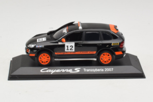 Porsche Cayenne S #12 Transsyberia 2007 Juodas Oranžinis Minichamps 1:43 WAP02000918 Metalas