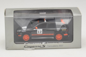 Porsche Cayenne S #12 Transsyberia 2007 Juodas Oranžinis Minichamps 1:43 WAP02000918 Metalas - nuotrauka 5 iš 5