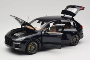Porsche Cayenne Turbo S 958 Blue Metallic Minichamps 1:18 110064001 Metalas - nuotrauka 2 iš 8