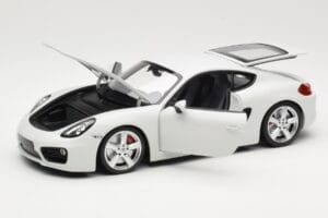 Porsche Cayman 981 Baltas Minichamps 1:18 113062221 Metalas - nuotrauka 3 iš 8