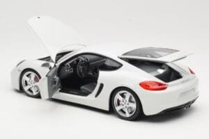 Porsche Cayman 981 Baltas Minichamps 1:18 113062221 Metalas - nuotrauka 5 iš 8