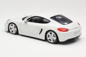 Porsche Cayman 981 Baltas Minichamps 1:18 113062221 Metalas - nuotrauka 7 iš 8