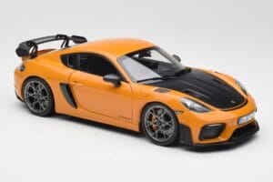 Porsche Cayman GT4 RS 982 Weissach Package Bahama Yellow Norev 1:18 187252 Metalas - nuotrauka 6 iš 8