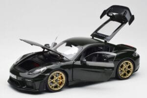 Porsche Cayman GT4 RS 982 Weissach Package Brewster Green Norev 1:18 187250 Metalas - nuotrauka 2 iš 8