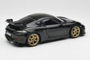 Porsche Cayman GT4 RS 982 Weissach Package Brewster Green Norev 1:18 187250 Metalas - nuotrauka 3 iš 8