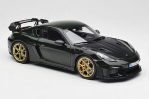 Porsche Cayman GT4 RS 982 Weissach Package Brewster Green Norev 1:18 187250 Metalas - nuotrauka 6 iš 8