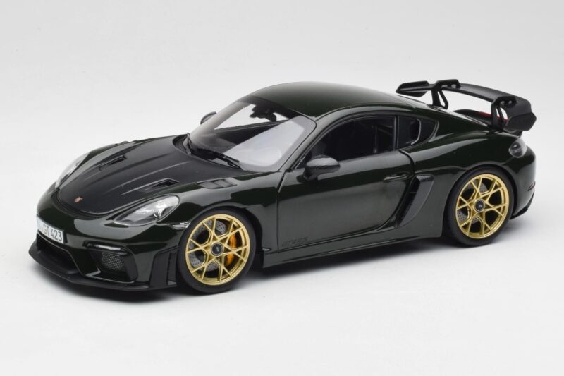 Porsche Cayman GT4 RS 982 Weissach Package Brewster Green Norev 1:18 187250 Metalas