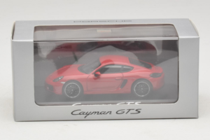 Porsche Cayman 981 GTS Raudonas Minichamps 1:43 WAP0200150E Metalas - nuotrauka 5 iš 5