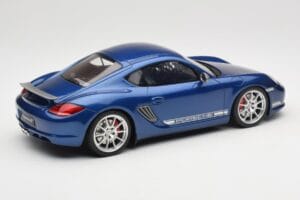 Porsche Cayman R 987.2 Aqua Blue Metallic GT Spirit 1:18 GT901 Derva - nuotrauka 2 iš 6