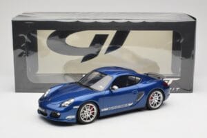 Porsche Cayman R 987.2 Aqua Blue Metallic GT Spirit 1:18 GT901 Derva - nuotrauka 6 iš 6