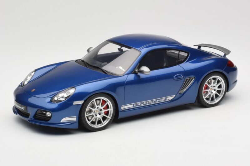 Porsche Cayman R 987.2 Aqua Blue Metallic GT Spirit 1:18 GT901 Derva
