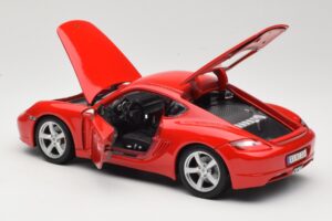 Porsche Cayman S 987.2 Raudonas Maisto 1:18 31122 Metalas - nuotrauka 5 iš 8