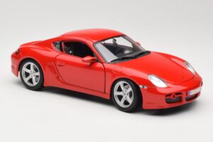 Porsche Cayman S 987.2 Raudonas Maisto 1:18 31122 Metalas - nuotrauka 6 iš 8