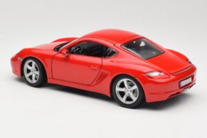 Porsche Cayman S 987.2 Raudonas Maisto 1:18 31122 Metalas - nuotrauka 7 iš 8