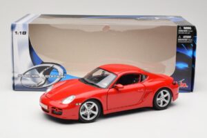 Porsche Cayman S 987.2 Raudonas Maisto 1:18 31122 Metalas - nuotrauka 8 iš 8