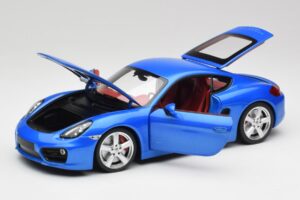 Porsche Cayman 981 S Aqua Mėlyna Metalinis Minichamps 1:18 110062221 Metalas - nuotrauka 2 iš 8