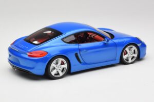 Porsche Cayman 981 S Aqua Mėlyna Metalinis Minichamps 1:18 110062221 Metalas - nuotrauka 3 iš 8