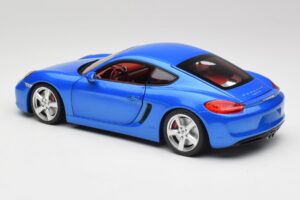 Porsche Cayman 981 S Aqua Mėlyna Metalinis Minichamps 1:18 110062221 Metalas - nuotrauka 7 iš 8