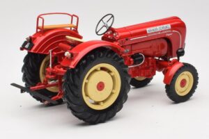 Porsche-Diesel Super Traktorius Hofherr Schrantz Raudonas Minichamps 1:18 109183071 Metalas - nuotrauka 3 iš 8