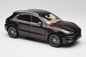 Porsche Macan 95B Turbo Mahagonas Metalinis Minichamps 1:18 110062500 Metalas - nuotrauka 6 iš 8