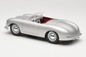 Porsche No. 1 Typ 356 Roadster Sidabrinis Maisto 1:18 50324 Metalas - nuotrauka 7 iš 8