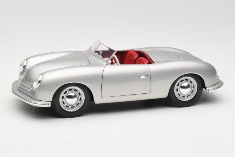 Porsche No. 1 Typ 356 Roadster Sidabrinis Maisto 1:18 50324 Metalas