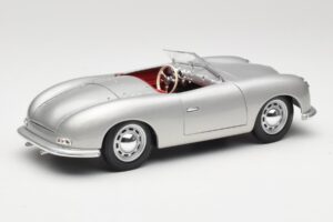 Porsche No. 1 356 Roadster Fish Sidabrinis Maisto 1:18 31853 Metalas - nuotrauka 3 iš 8