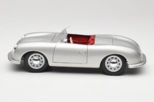 Porsche No. 1 356 Roadster Fish Sidabrinis Maisto 1:18 31853 Metalas - nuotrauka 4 iš 8