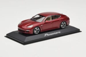 Porsche Panamera 970 Red Metallic Minichamps 1:43 WAP0200119 Metalas - nuotrauka 2 iš 4